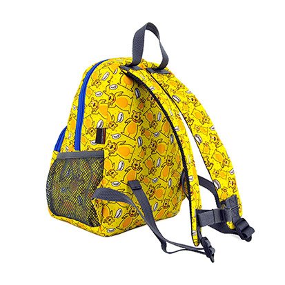 Plecaczek dla dzieci żółty z misiami firmy Hugger, Totty Tripper Medium, wzór Goofy Bear, w misie